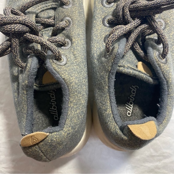 Allbirds Wool Runners Light Heather Gray Women’s 7 Regular Classic Lace Up Grey - Picture 8 of 10